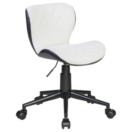 Офисное кресло для персонала DOBRIN RORY (бело-чёрный)