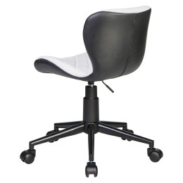 Офисное кресло для персонала DOBRIN RORY (бело-чёрный)