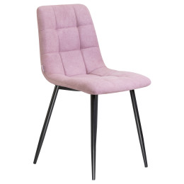 Стул обеденный DOBRIN ALEX (черные матовые ножки, сиреневая ткань (UF860-04B))