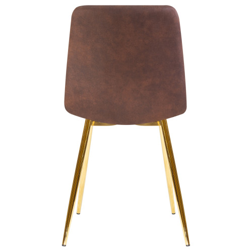 7094-LML ALEX, цвет сиденья коричневая микрофибра (PK-03), цвет основания золото