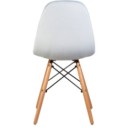 301-LMZL BENNET, цвет сиденья пудрово-голубой велюр (HLR-15), цвет основания светлый бук