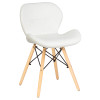 Стул обеденный DOBRIN BUTTERFLY (ножки светлый бук, цвет сиденья белый)
