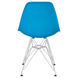 638APP-LMZL DSR, цвет сиденья голубой (BE-02), цвет основания хромированная сталь