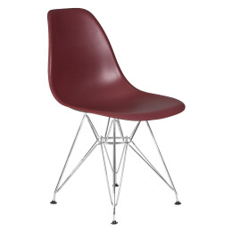 638APP-LMZL DSR, цвет сиденья сливовый (R-13), цвет основания хромированная сталь