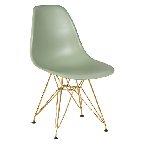 638APP-LMZL DSR, цвет сиденья мятный (NX-G-09), цвет основания золото