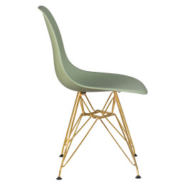638APP-LMZL DSR, цвет сиденья мятный (NX-G-09), цвет основания золото