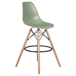 638GPP-LMZL DSW BAR, цвет сиденья мятный (NX-G-09), цвет основания светлый бук