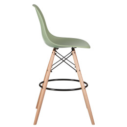 638GPP-LMZL DSW BAR, цвет сиденья мятный (NX-G-09), цвет основания светлый бук