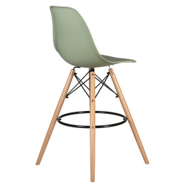 638GPP-LMZL DSW BAR, цвет сиденья мятный (NX-G-09), цвет основания светлый бук