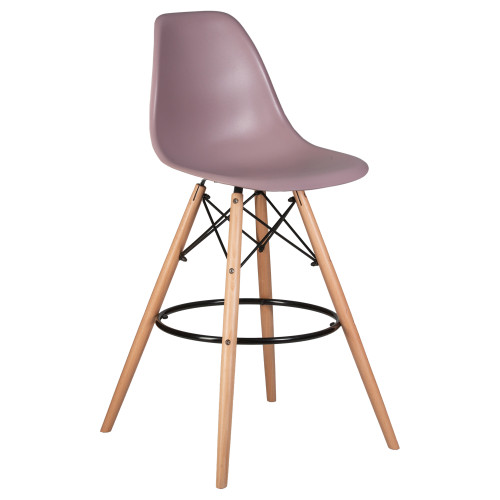 638GPP-LMZL DSW BAR, цвет сиденья сиреневый (P-04), цвет основания светлый бук