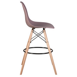 638GPP-LMZL DSW BAR, цвет сиденья сиреневый (P-04), цвет основания светлый бук