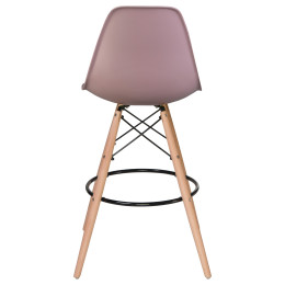 638GPP-LMZL DSW BAR, цвет сиденья сиреневый (P-04), цвет основания светлый бук