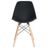 Стул обеденный DOBRIN DSW (ножки светлый бук, цвет чёрный (B-03))