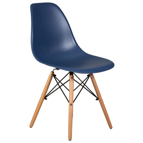 638PP-LMZL DSW, цвет сиденья тёмно-синий (BE-12), цвет основания светлый бук