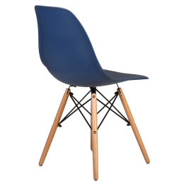 638PP-LMZL DSW, цвет сиденья тёмно-синий (BE-12), цвет основания светлый бук