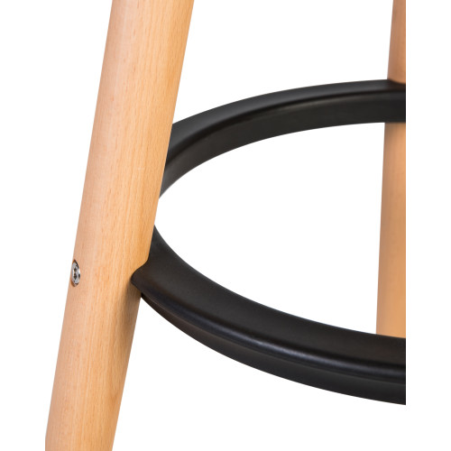 652PP-LMZL ROYCE, цвет сиденья черный (B-03), цвет основания светлый бук