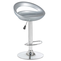Стул барный DOBRIN DISCO (серебряный)