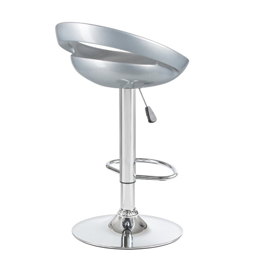 Стул барный DOBRIN DISCO (серебряный)