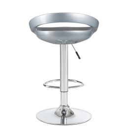 Стул барный DOBRIN DISCO (серебряный)