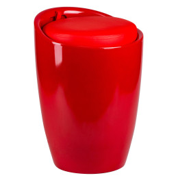 Табурет с местом для хранения LM-1100 (красный)