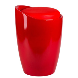 Табурет с местом для хранения LM-1100 (красный)