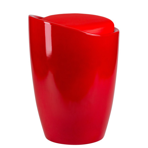 Табурет с местом для хранения LM-1100 (красный)