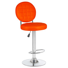 3260-LM MOLLY, цвет сиденья оранжевый, цвет основания хром