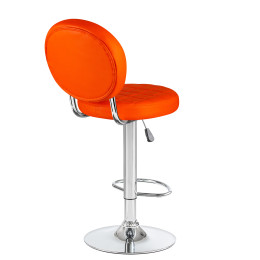 3260-LM MOLLY, цвет сиденья оранжевый, цвет основания хром