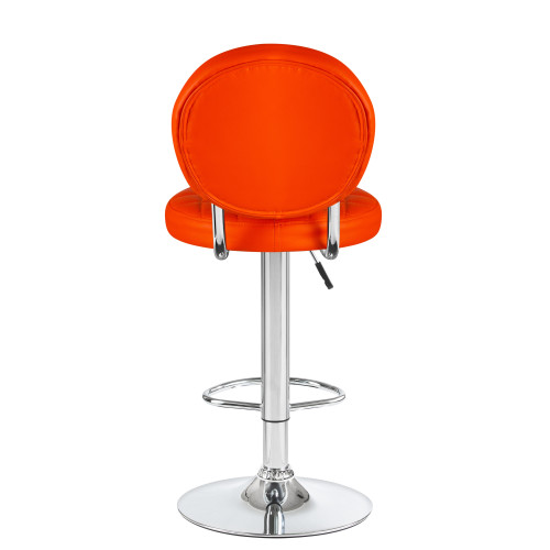3260-LM MOLLY, цвет сиденья оранжевый, цвет основания хром