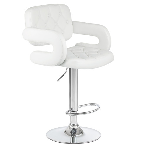 Стул барный DOBRIN TIESTO (белый)