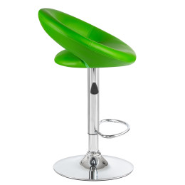 5001-LM MIRA, цвет сиденья зеленый, цвет основания хром