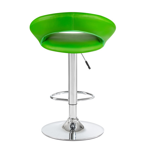5001-LM MIRA, цвет сиденья зеленый, цвет основания хром