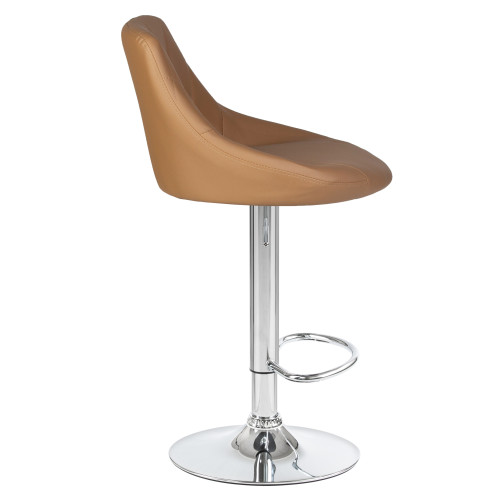 5007-LM LOGAN, цвет сиденья мокко, цвет основания хром