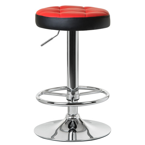 Табурет барный DOBRIN BRUNO (красно-чёрный)