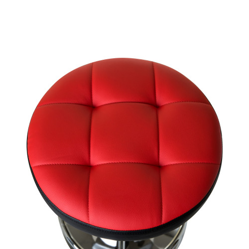 Табурет барный DOBRIN BRUNO (красно-чёрный)