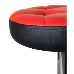 Табурет барный DOBRIN BRUNO (красно-чёрный)