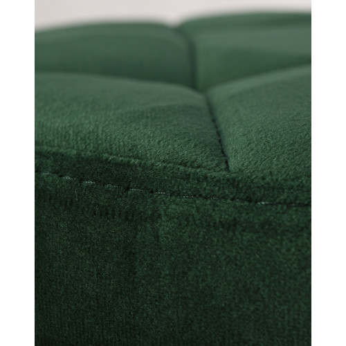 5008-LM BRUNO, цвет сиденья зеленый велюр (MJ9-88), цвет основания хром