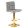 5016-LM GOLDIE, цвет сиденья серый (MJ9-75), цвет основания золото