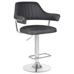 5019-LM CHARLY, цвет сиденья серый, цвет основания хром