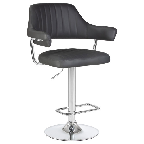 5019-LM CHARLY, цвет сиденья серый, цвет основания хром