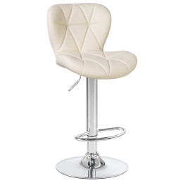 5022-LM BARNY, цвет сиденья кремовый, цвет основания хром