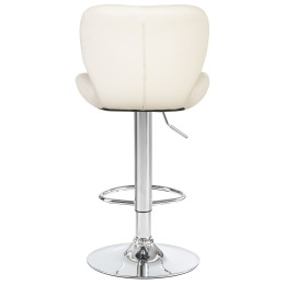 5022-LM BARNY, цвет сиденья кремовый, цвет основания хром