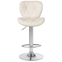 5022-LM BARNY, цвет сиденья кремовый, цвет основания хром