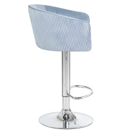 5025-LM DARCY, цвет сиденья серо-голубой (1922-6), цвет основания хром