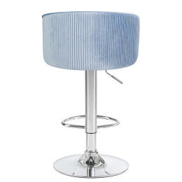 5025-LM DARCY, цвет сиденья серо-голубой (1922-6), цвет основания хром