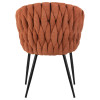 Стул обеденный DOBRIN MATILDA (оранжевая ткань (LAR 275-27))