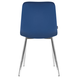 Стул обеденный DOBRIN ALEX (хром ножки, темно-синий велюр (V108-67))