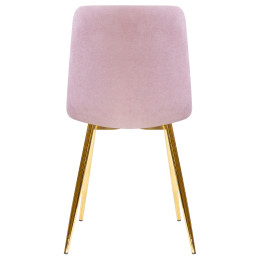 7094-LML ALEX, цвет сиденья сиреневая ткань (UF860-04B), цвет основания золото