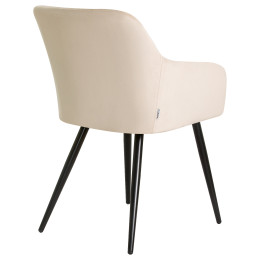 8266-LML ROBERT, цвет сиденья бежевый велюр (V108-98), цвет основания черный
