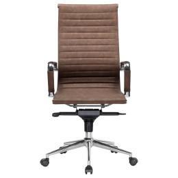 Офисное кресло для руководителей DOBRIN CLARK (коричневый лофт №320)